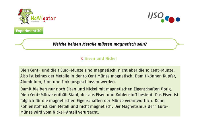 NaWigator-Quiz Antwort des Monats  - September 2021