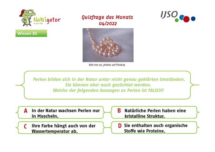 Nawigator-Quiz Frage des Monats - April 2022