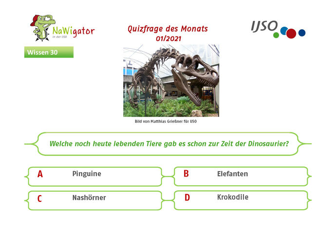 Nawigator-Quiz Frage des Monats - April 2021