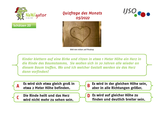 Nawigator-Quiz Frage des Monats - Mai 2022