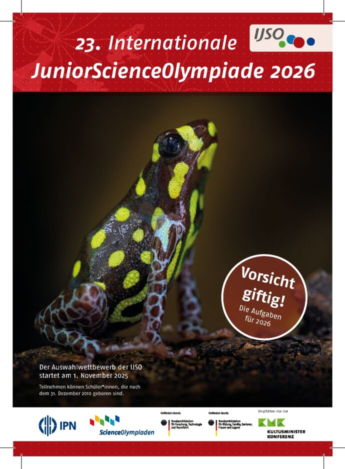 Postkarte der IJSO 2026 IJSO - IPN Postkarte der IJSO 2026