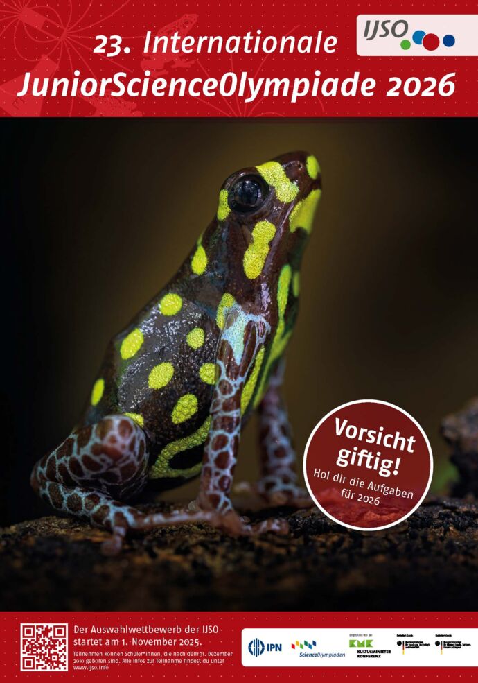 Poster zur IJSO 2026