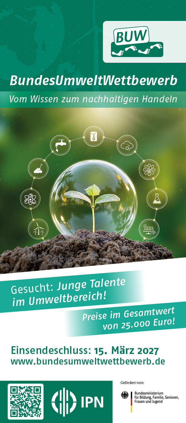 Offizieller Flyer zum 37. BundesUmweltWettbewerb
