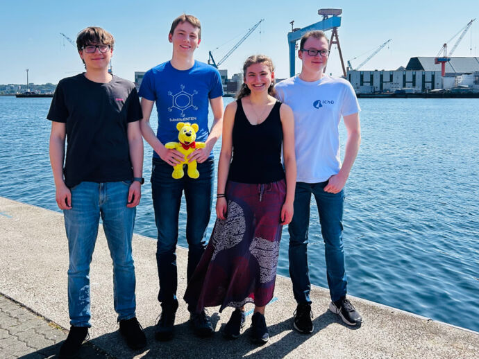 Das Nationalteam für die 58. Internationale ChemieOlympiade 2026. (Foto: IChO - IPN Kiel)
