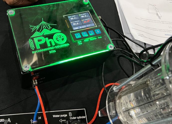 Ein Teil des Experiments bei der IPhO 2026.