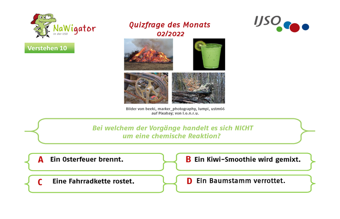 Nawigator-Quiz Frage des Monats - Februar 2022