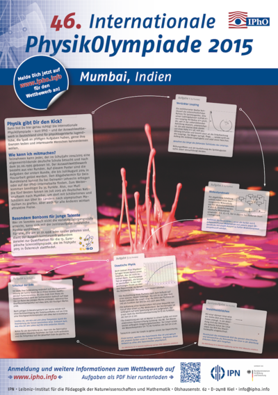 Plakat zur IPhO 2015 IPhO - IPN