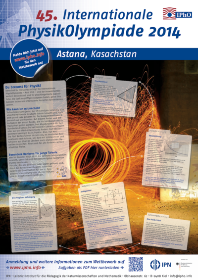 Plakat zur IPhO 2014 IPhO - IPN
