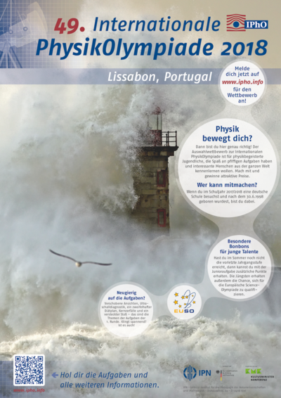 Plakat zur IPhO 2018 IPhO - IPN