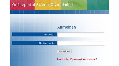 Onlineportal der ScienceOlympiaden